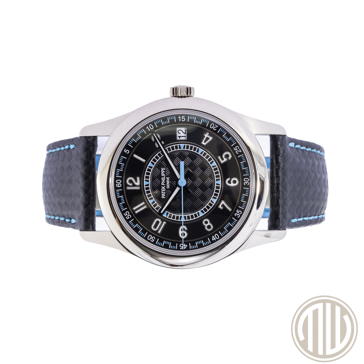 Patek Philippe Calatrava 40mm Blue Blue | Carbon Dial | 18kt Whitegold | Box and Papers | 2023
