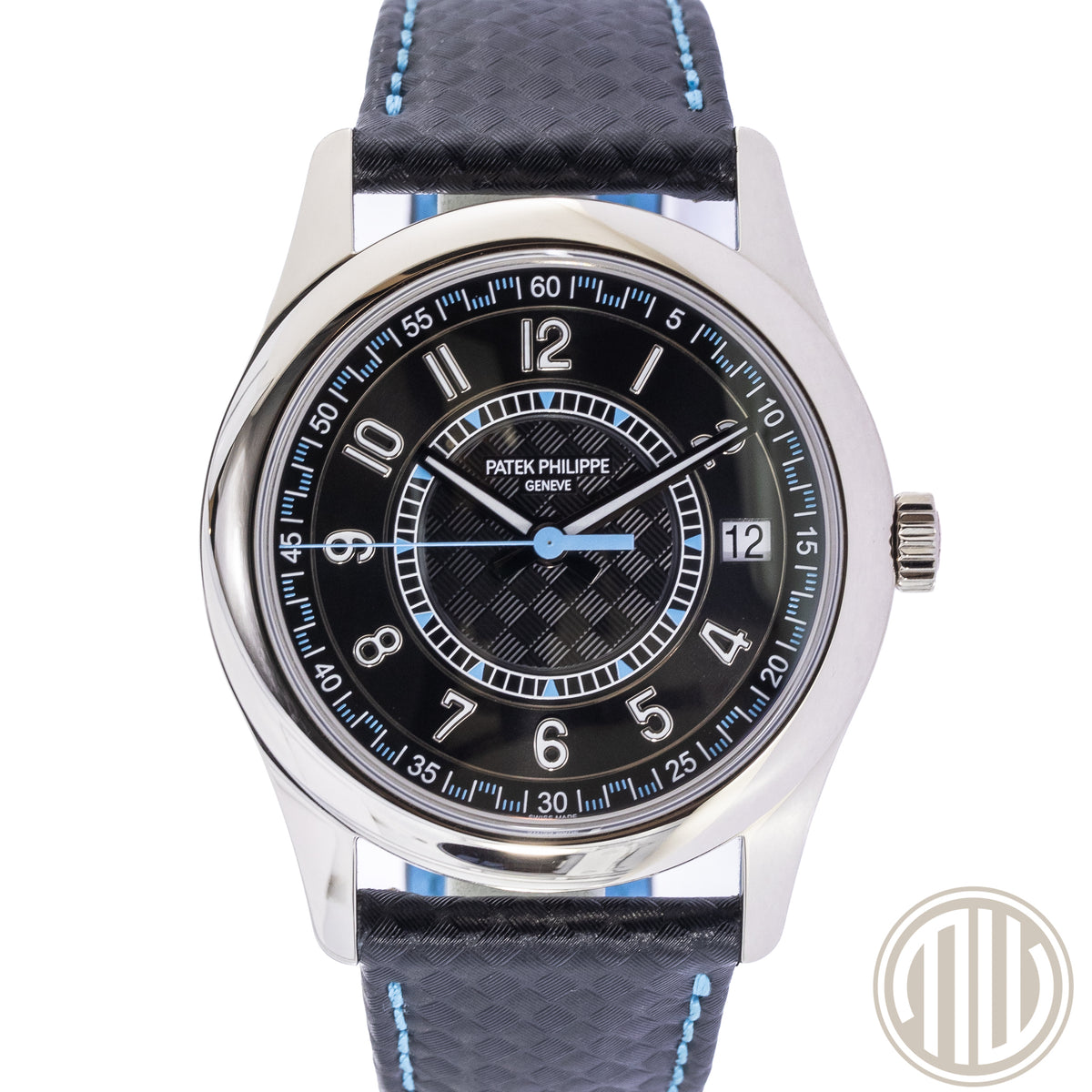 Patek Philippe Calatrava 40mm Blue Blue | Carbon Dial | 18kt Whitegold | Box and Papers | 2023