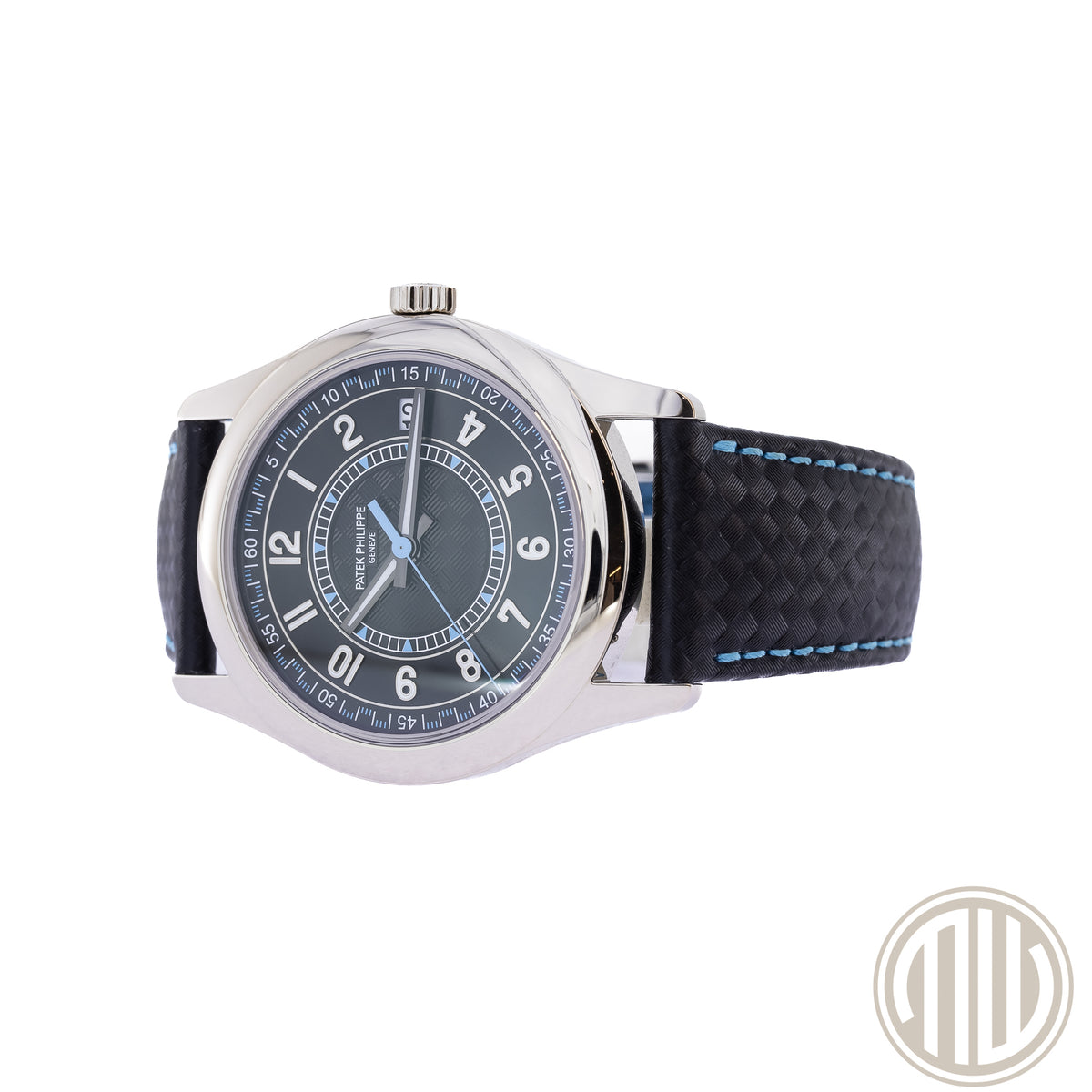 Patek Philippe Calatrava 40mm Blue Blue | Carbon Dial | 18kt Whitegold | Box and Papers | 2023