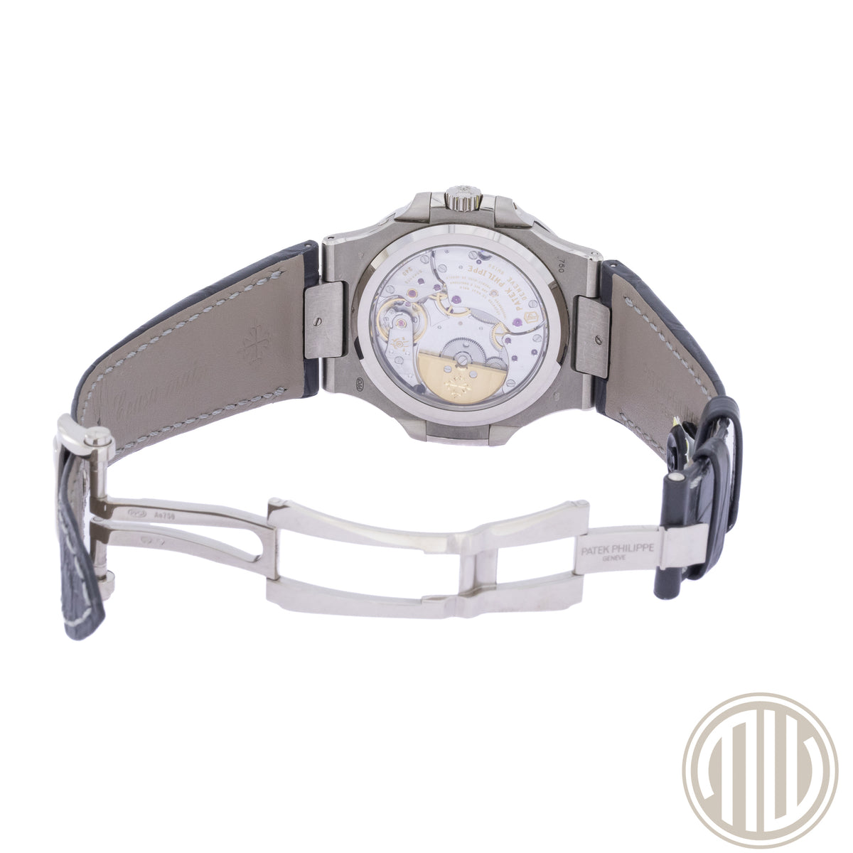 Patek Philippe Nautilus 18kt Whitegold | Moonphase | German Watch | Box and Papers