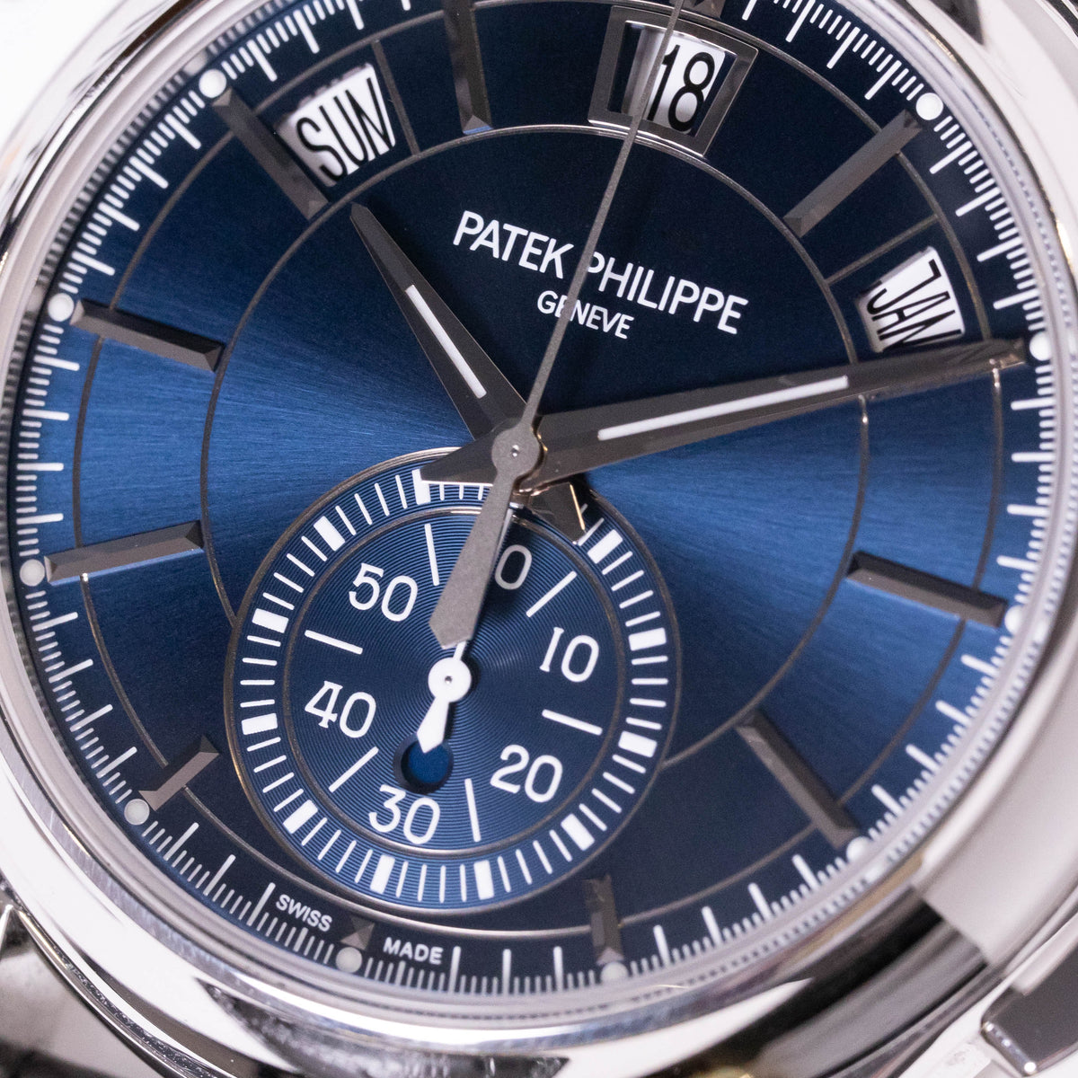 Patek Philippe Annual Calendar Chronograph Flyback | Blue Dial | Platinum | Box and Papers | 2021