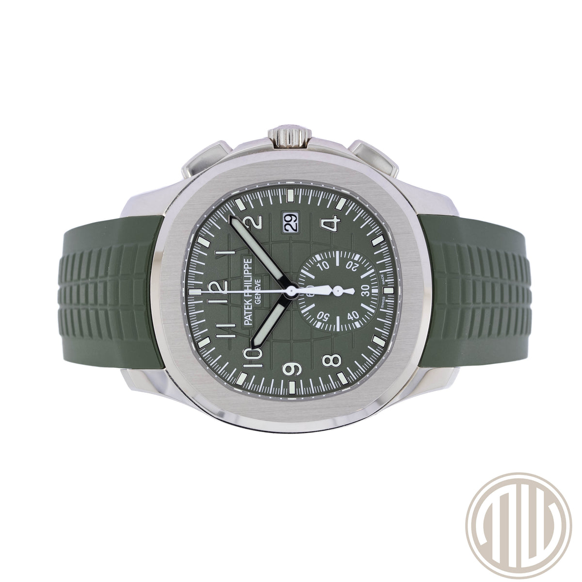 Patek Philippe Aquanaut Chronograph 18kt Whitegold | Khaki-Green | Box and Papers | 2024