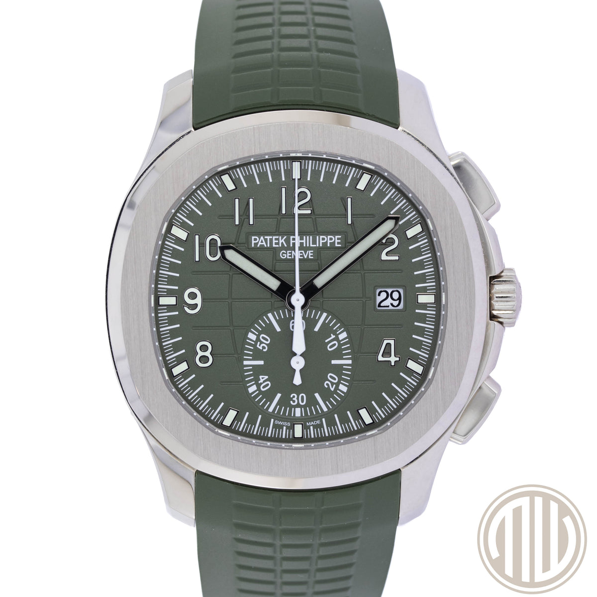 Patek Philippe Aquanaut Chronograph 18kt Whitegold | Khaki-Green | Box and Papers | 2024