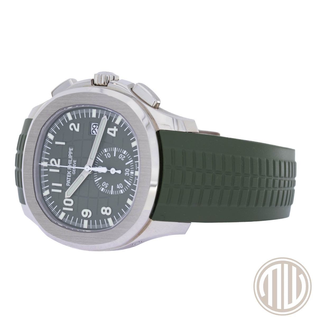 Patek Philippe Aquanaut Chronograph 18kt Whitegold | Khaki-Green | Box and Papers | 2024