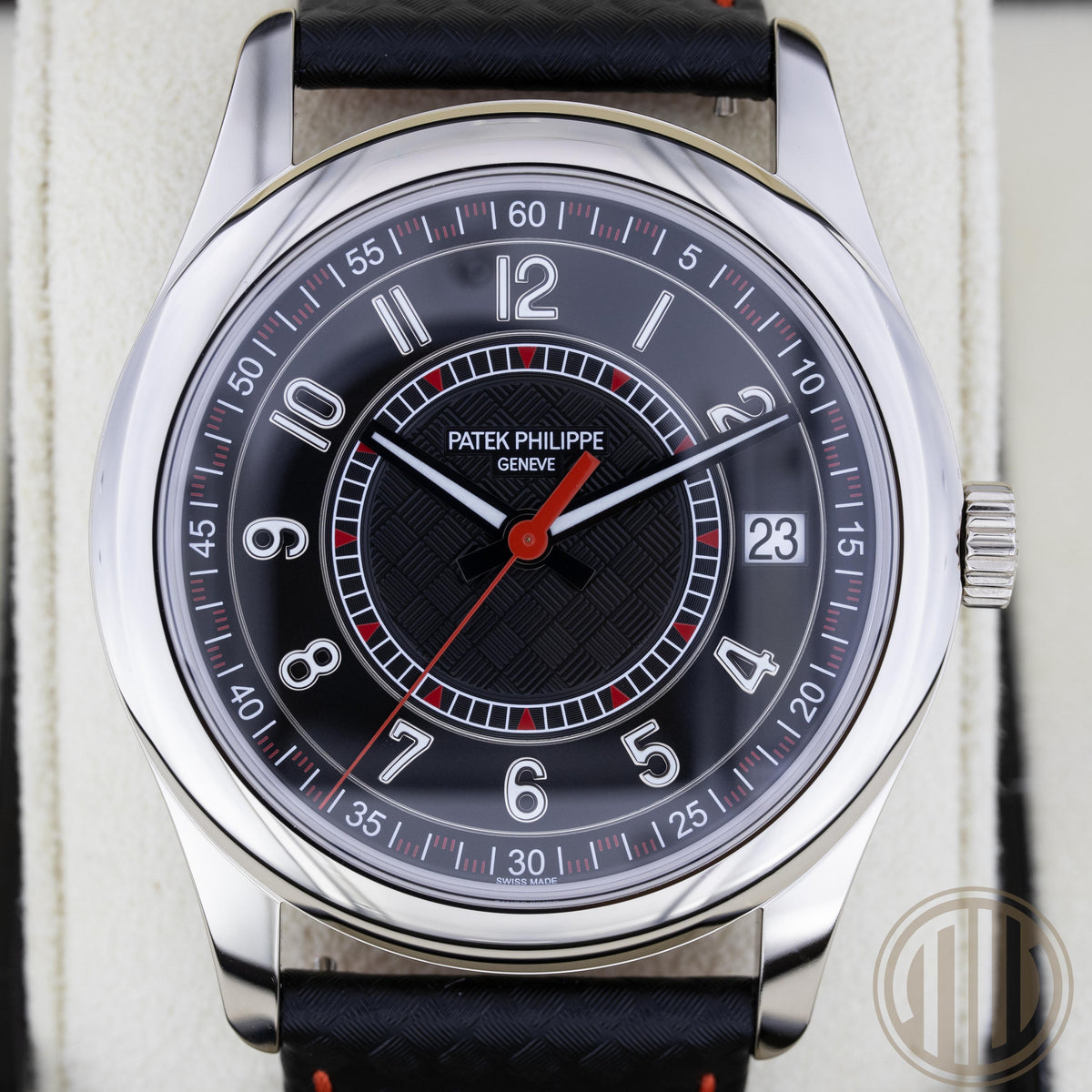 Patek Philippe Calatrava Black | 18Karat Whitegold | Carbon-Motiv | New | Box and Papers | 2023