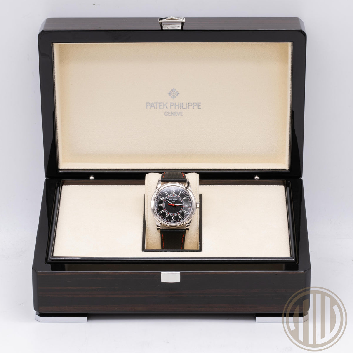 Patek Philippe Calatrava Black | 18Karat Whitegold | Carbon-Motiv | New | Box and Papers | 2023