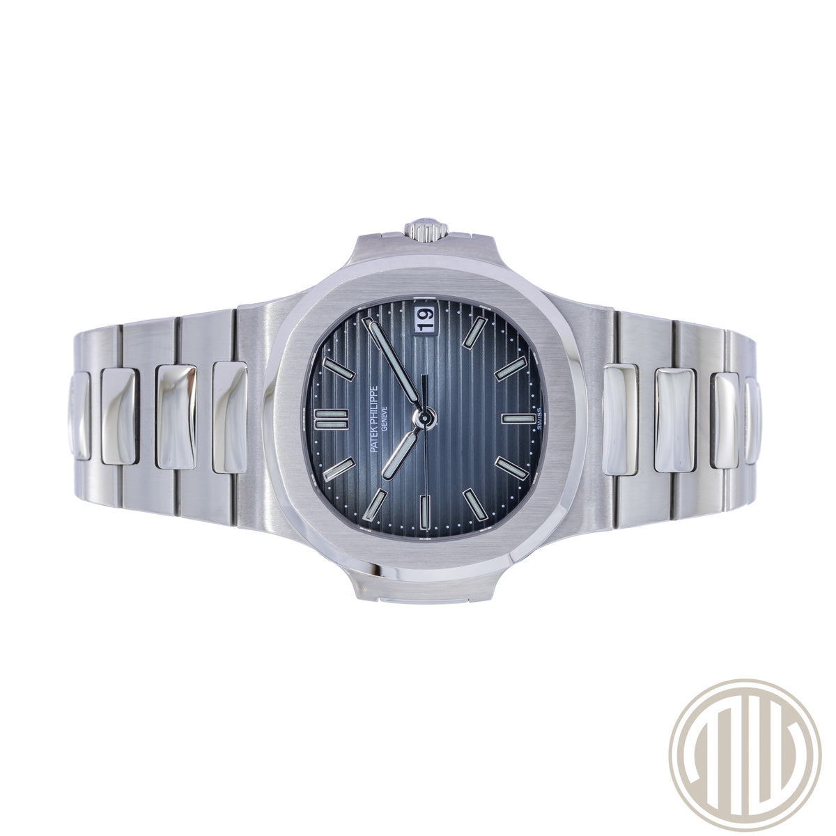 Patek Philippe Nautilus Blue Dial | New Patek Service | Box and Papers | 2008 | 5800