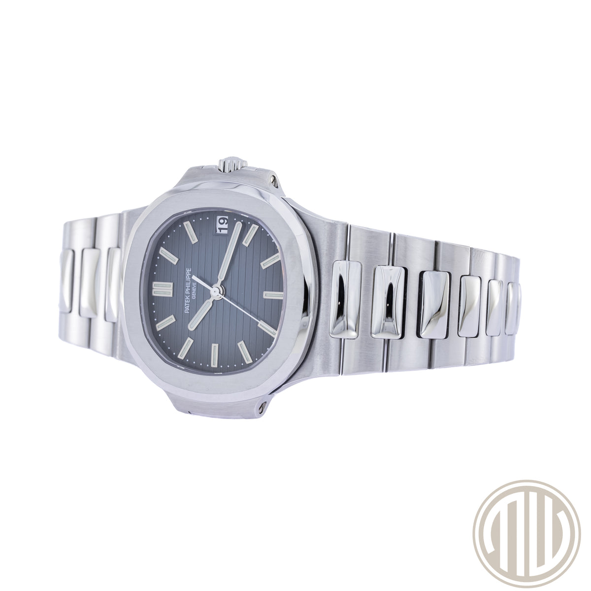 Patek Philippe Nautilus Blue Dial | New Patek Service | Box and Papers | 2008 | 5800