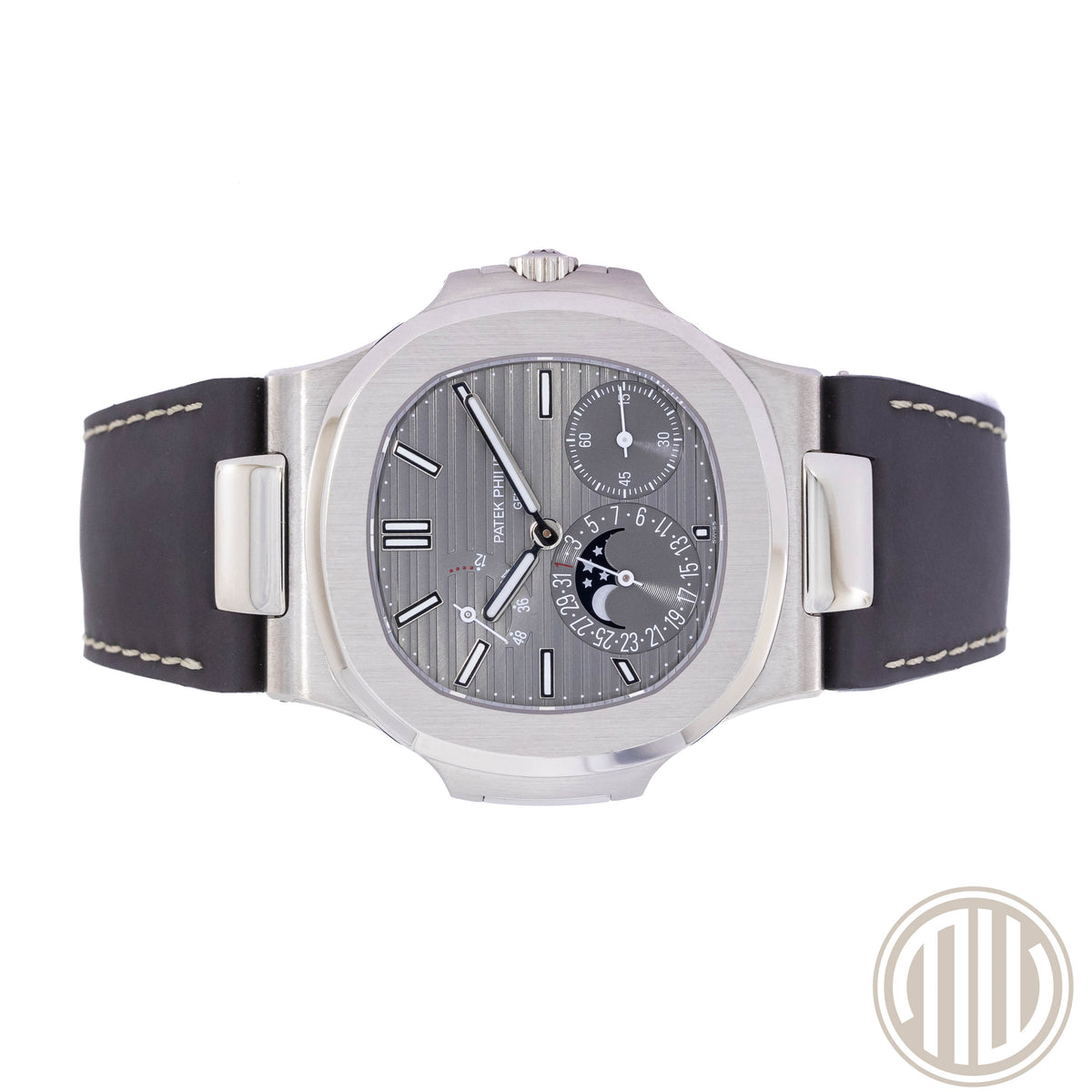 Patek Philippe Nautilus 18kt Whitegold | Grey Dial | Box and Papers | 2015 | 5712G