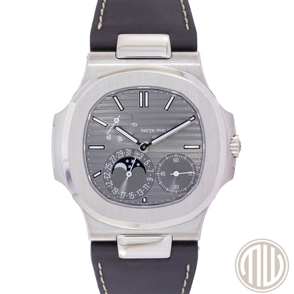 Patek Philippe Nautilus 18kt Whitegold | Grey Dial | Box and Papers | 2015 | 5712G