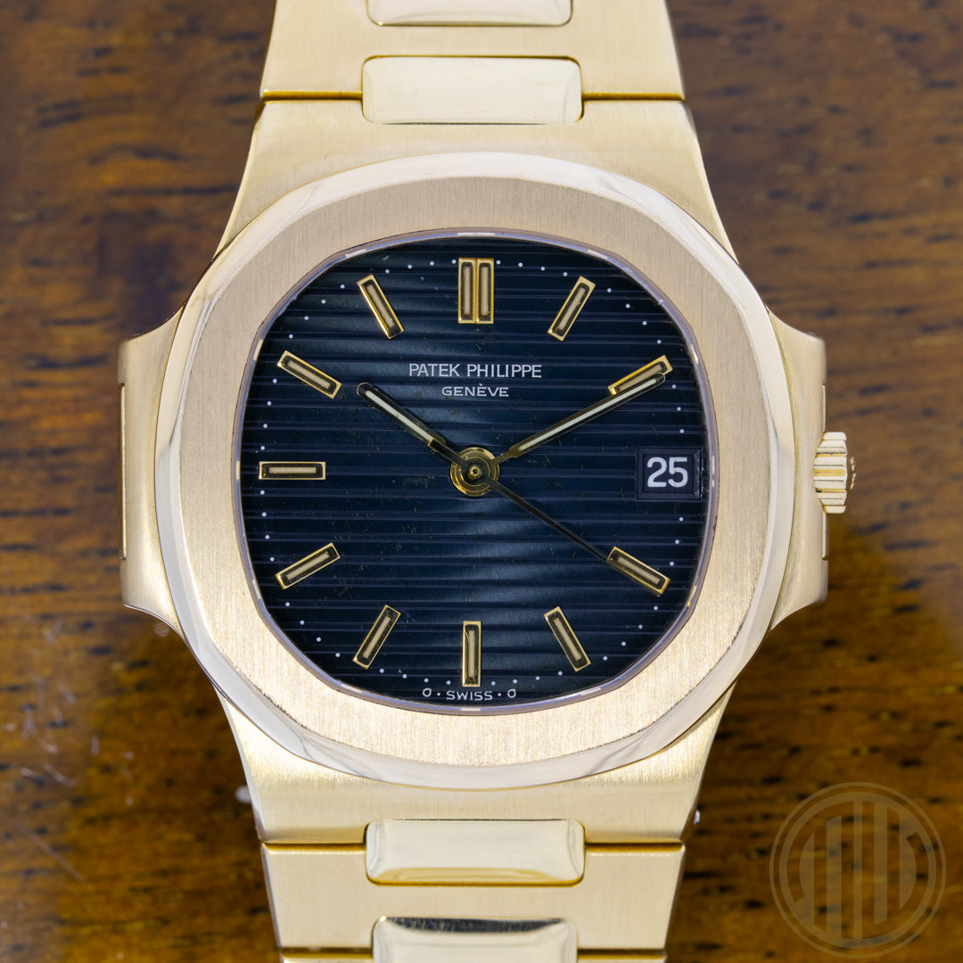 Patek Philippe Nautilus 18ct Yellowgold | Blue Dial | Ref: 3800/001