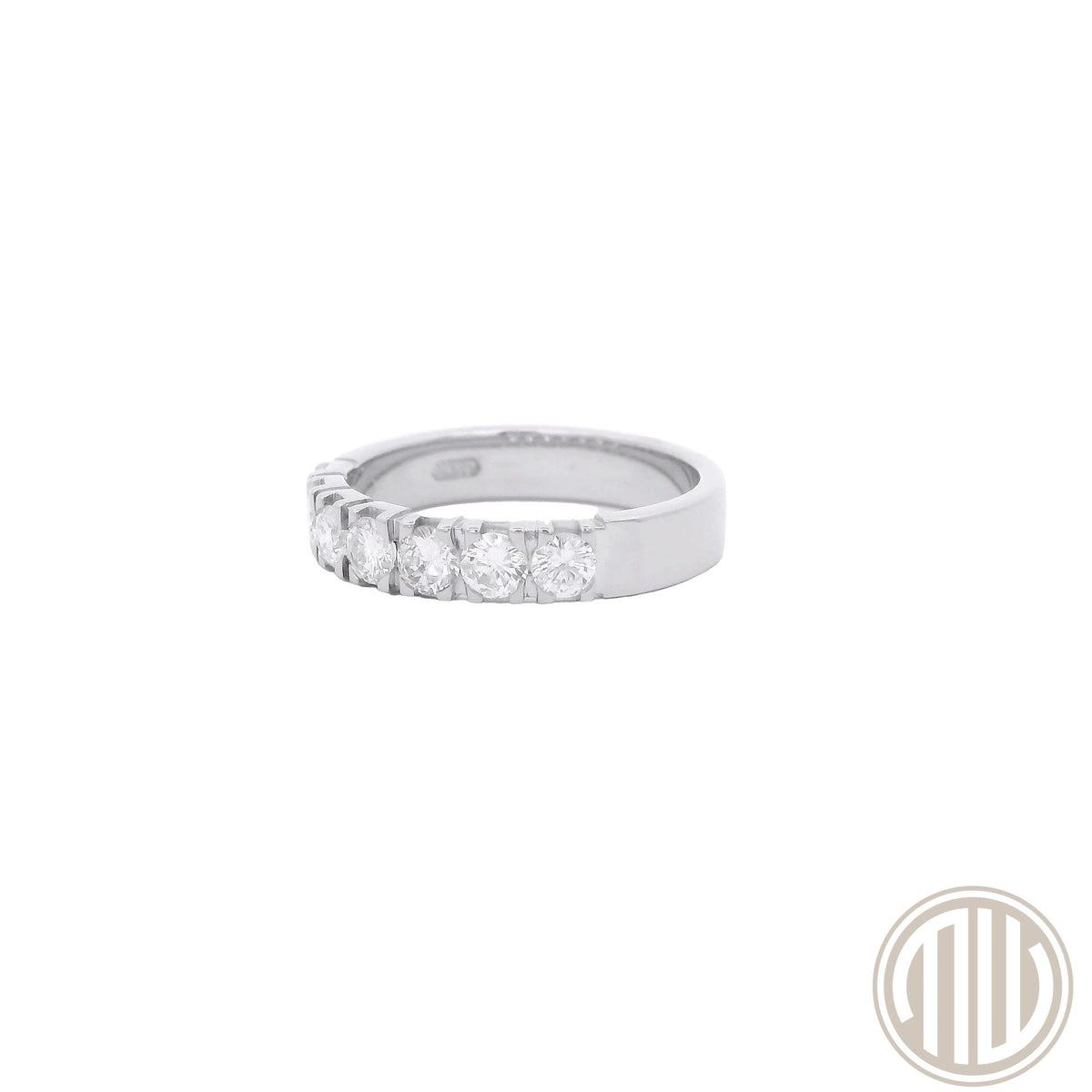 Diamant Ring 585 WG 0.73ct