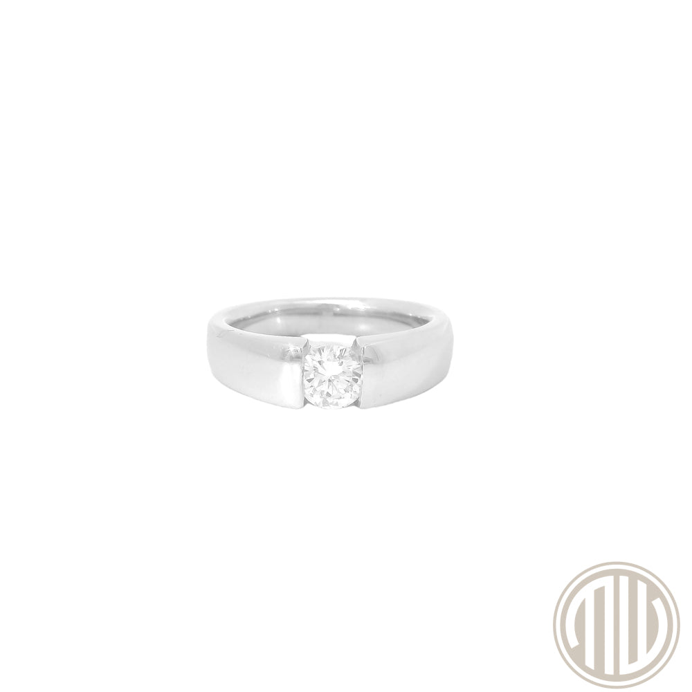 Diamant Ring 750 Weißgold 0.52ct