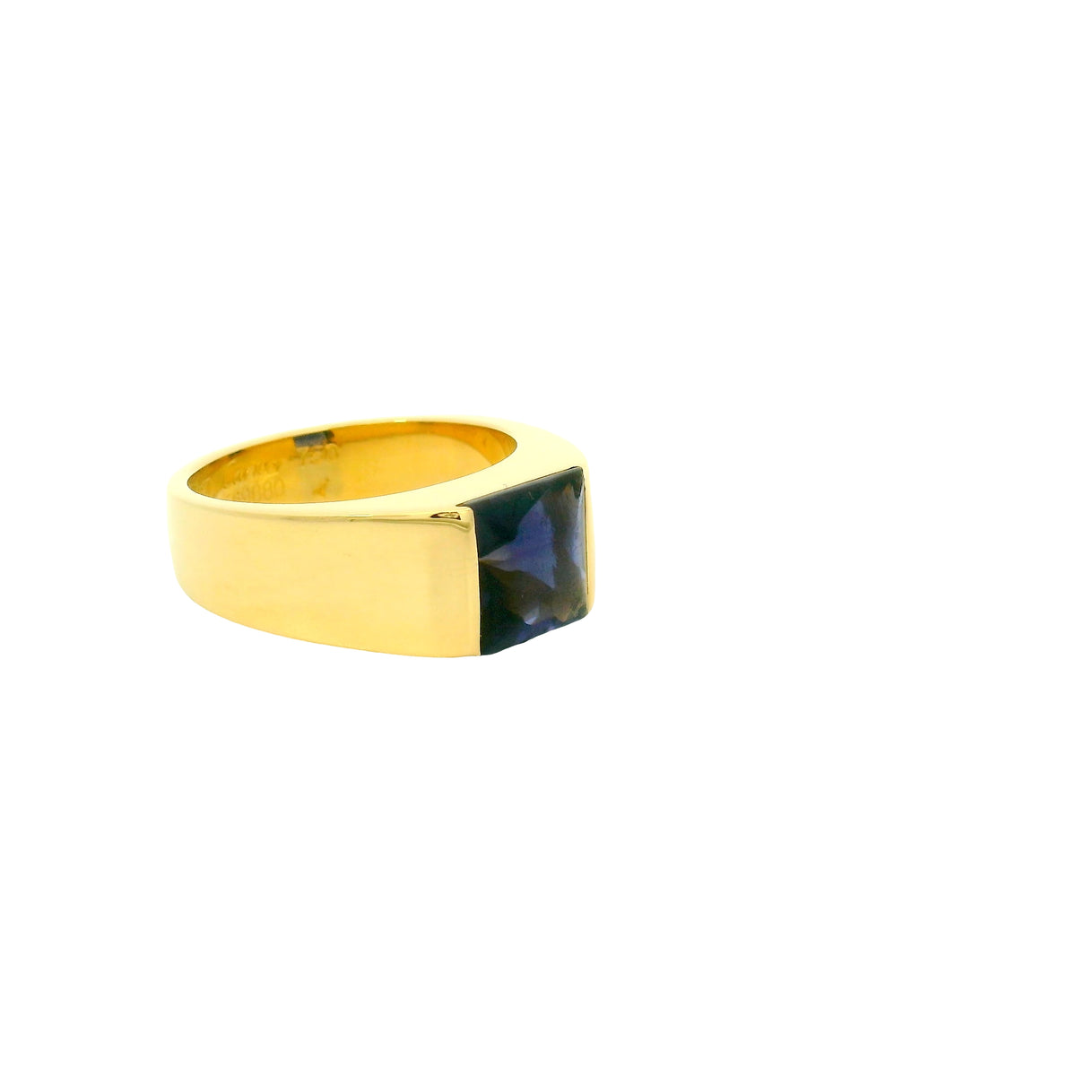 Cartier Tank Ring 750 Gelbgold | Amethyst