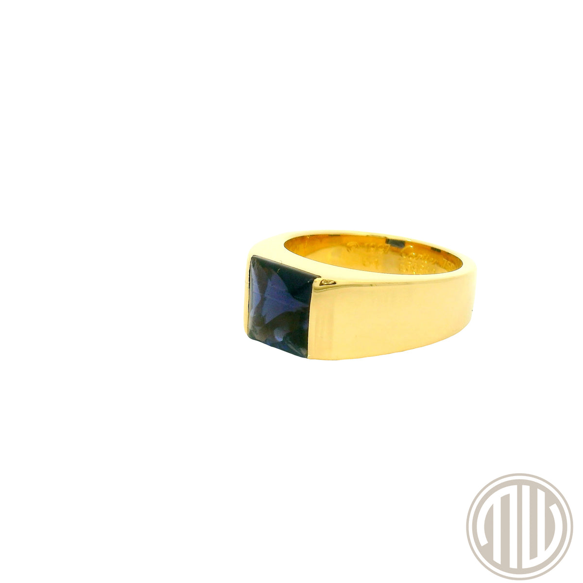 Cartier Tank Ring 750 Gelbgold | Amethyst