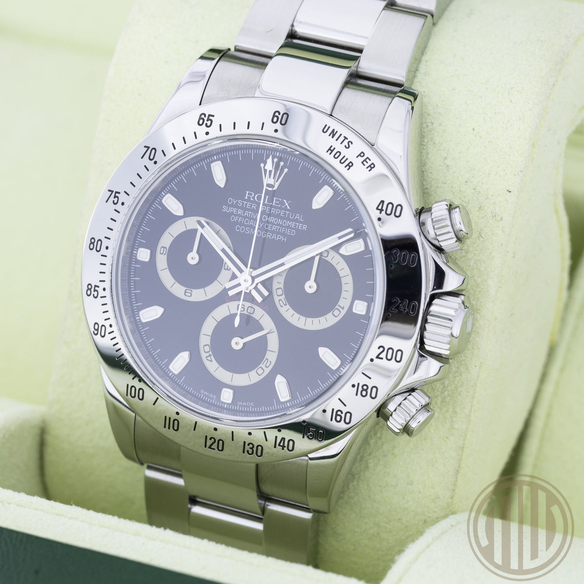 Rolex Daytona Black Dial | Lc 100 | Perfect Condition | Box and Papers