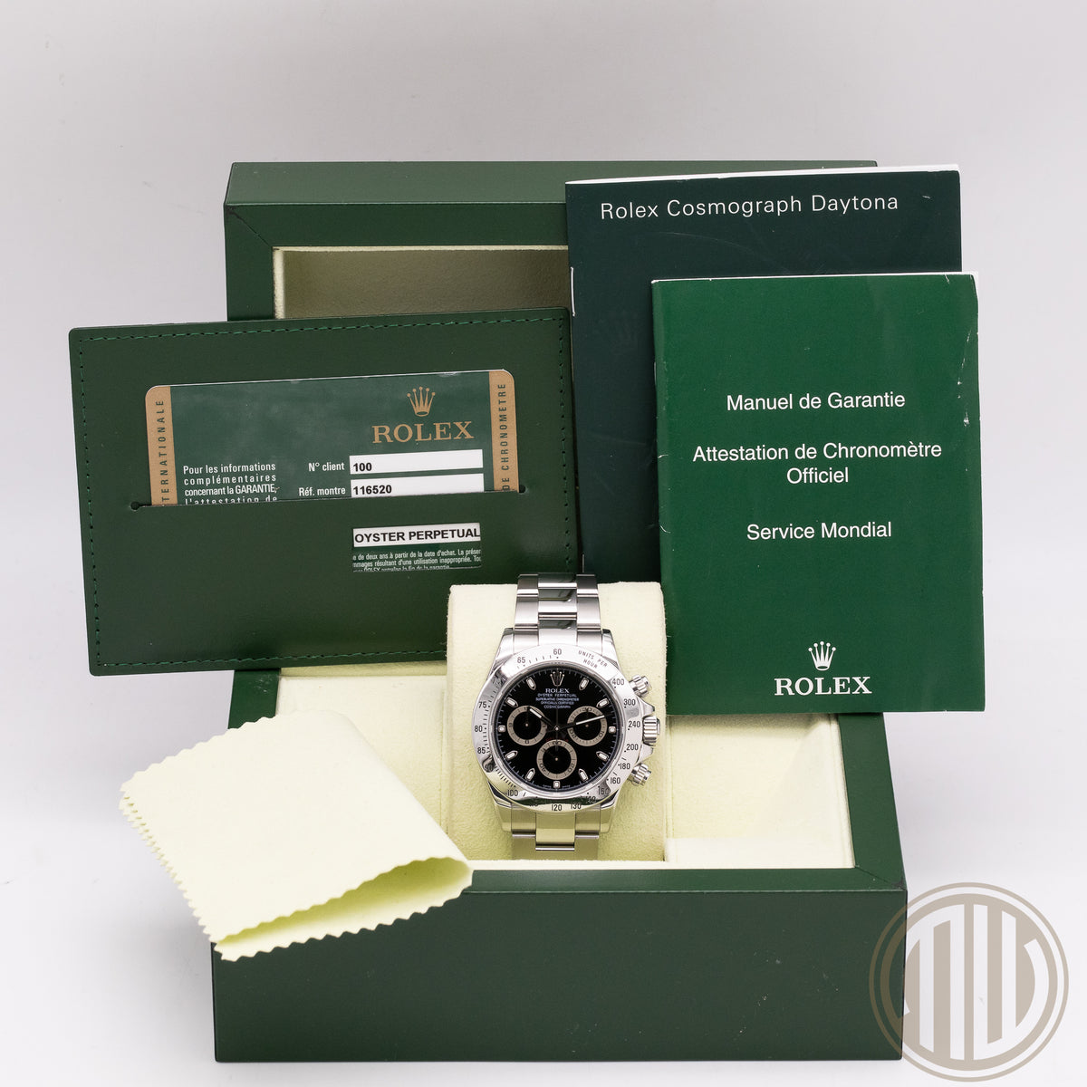 Rolex Daytona Black Dial | Lc 100 | Perfect Condition | Box and Papers