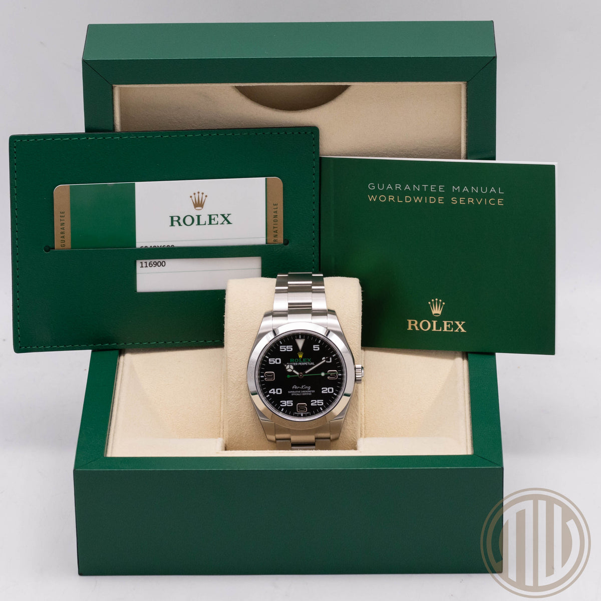 Rolex Air King | New | Stickers | Box and Papers | 2017 | 116900