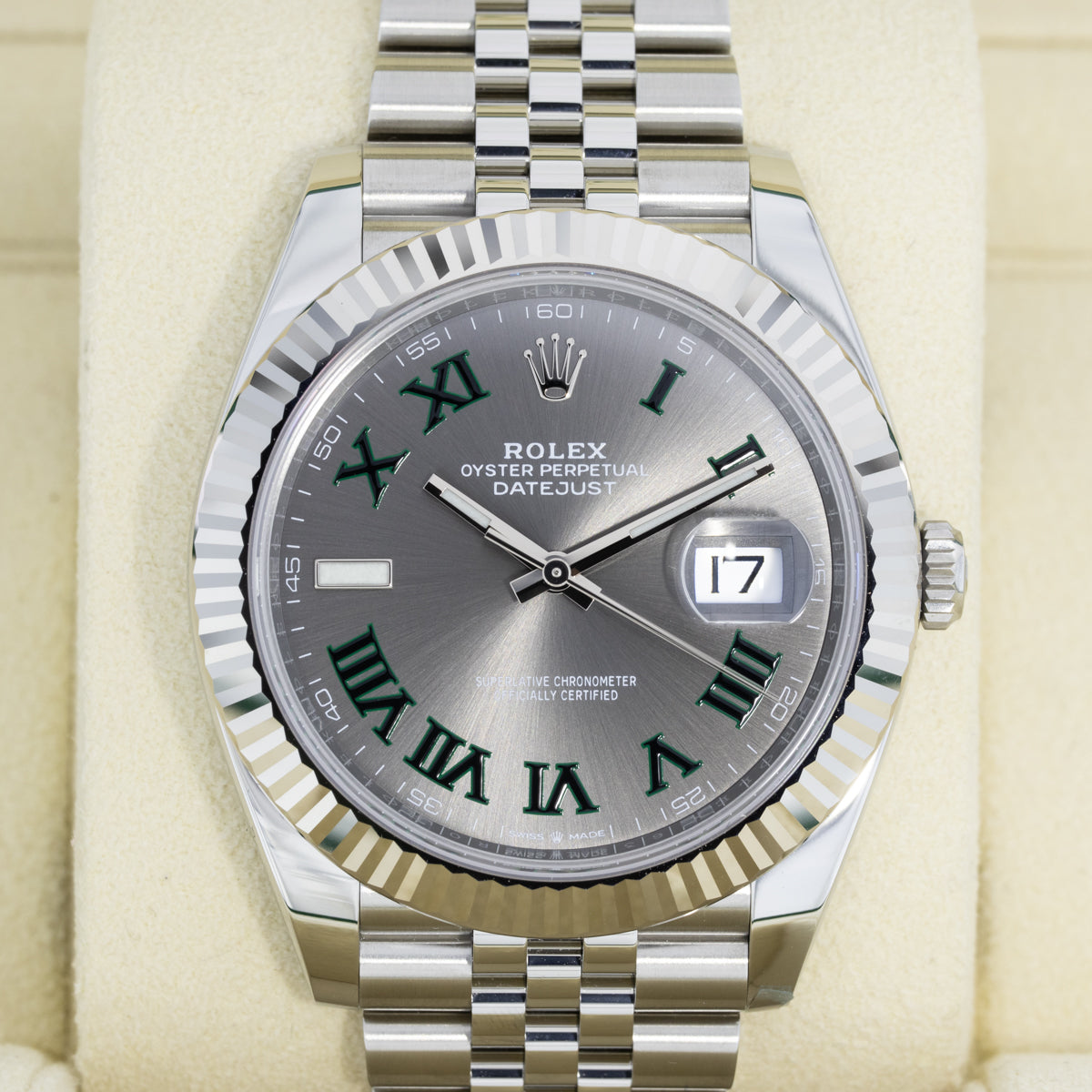 Rolex Datejust 41 Wimbledon | Unworn | Box and Papers | 2022 | 126334