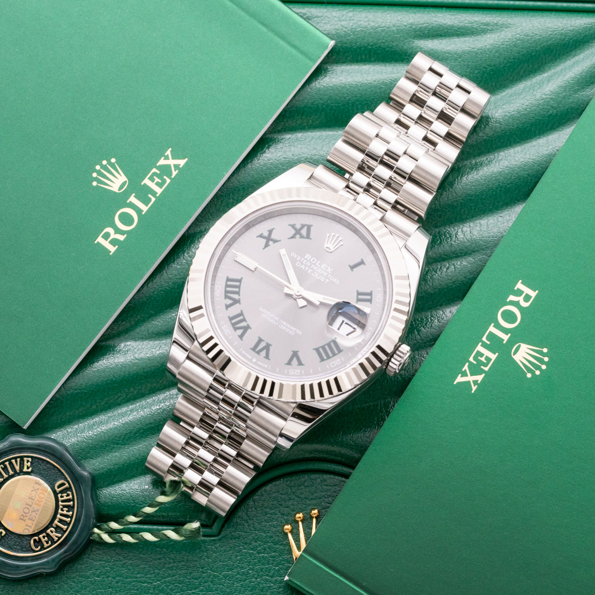 Rolex Datejust 41 Wimbledon | Sin usar | Caja y Papeles | 2022 | 126334