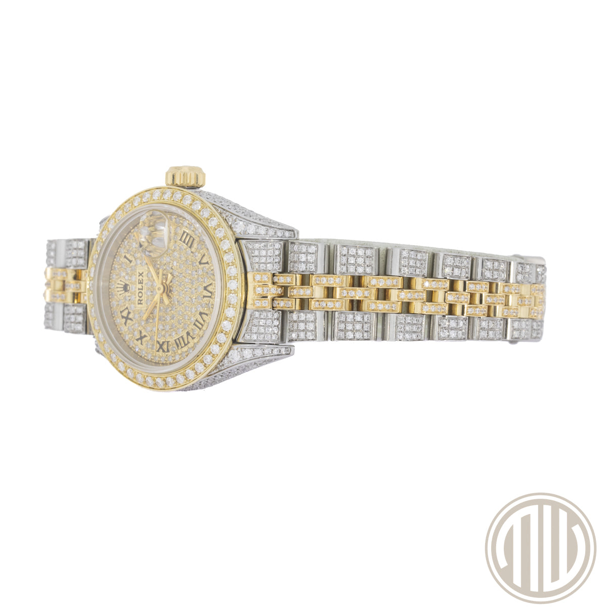 Rolex Lady Datejust | Two-Tone | Iced Out | W-Serie | w/Box