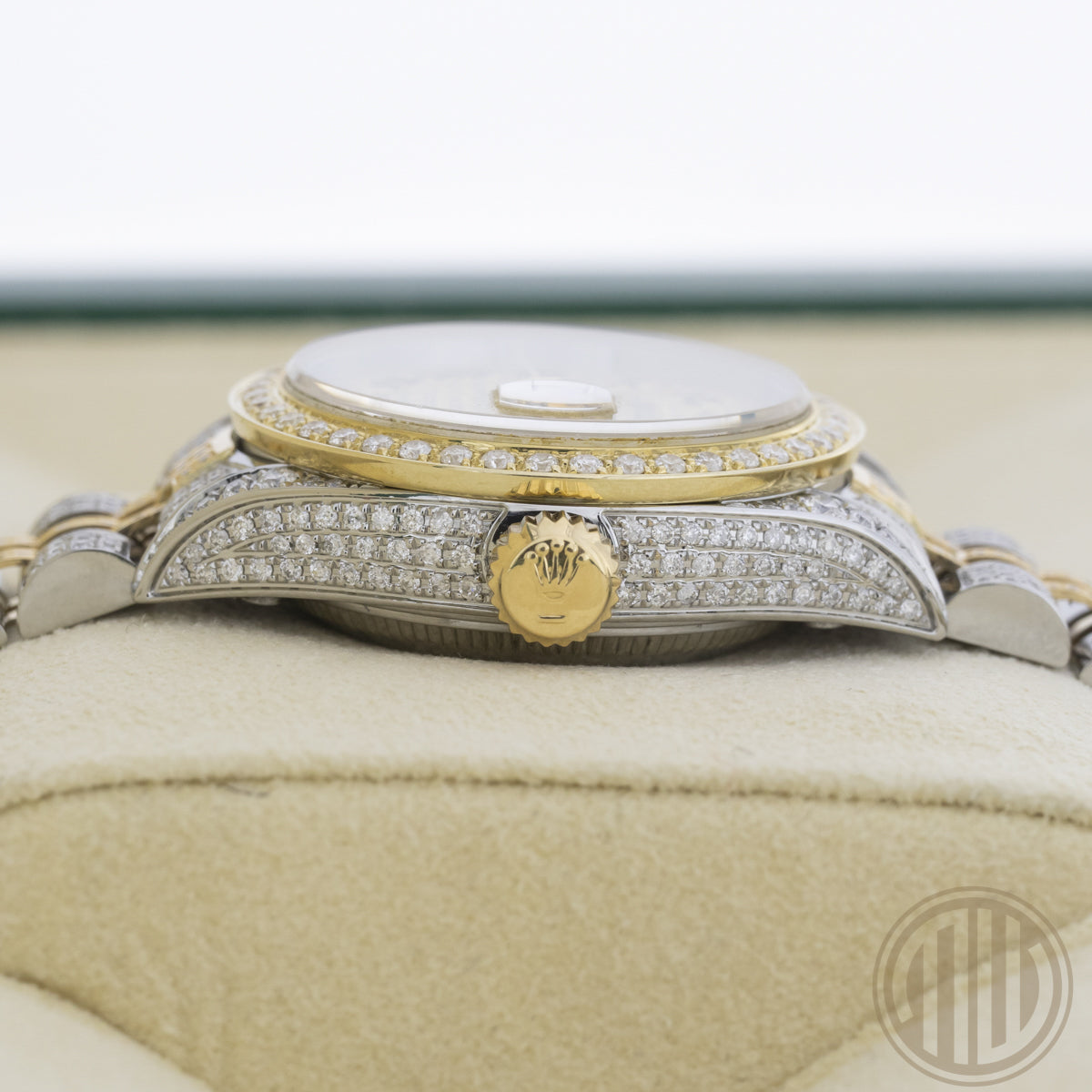 Rolex Lady Datejust | Two-Tone | Iced Out | W-Serie | w/Box