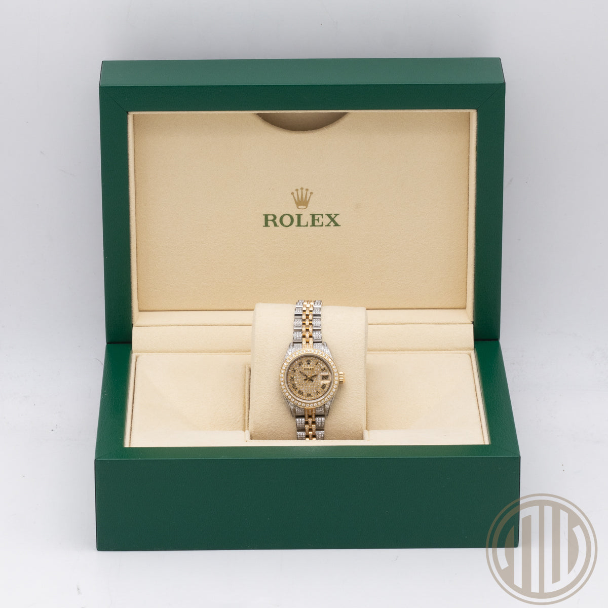 Rolex Lady Datejust | Two-Tone | Iced Out | W-Serie | w/Box