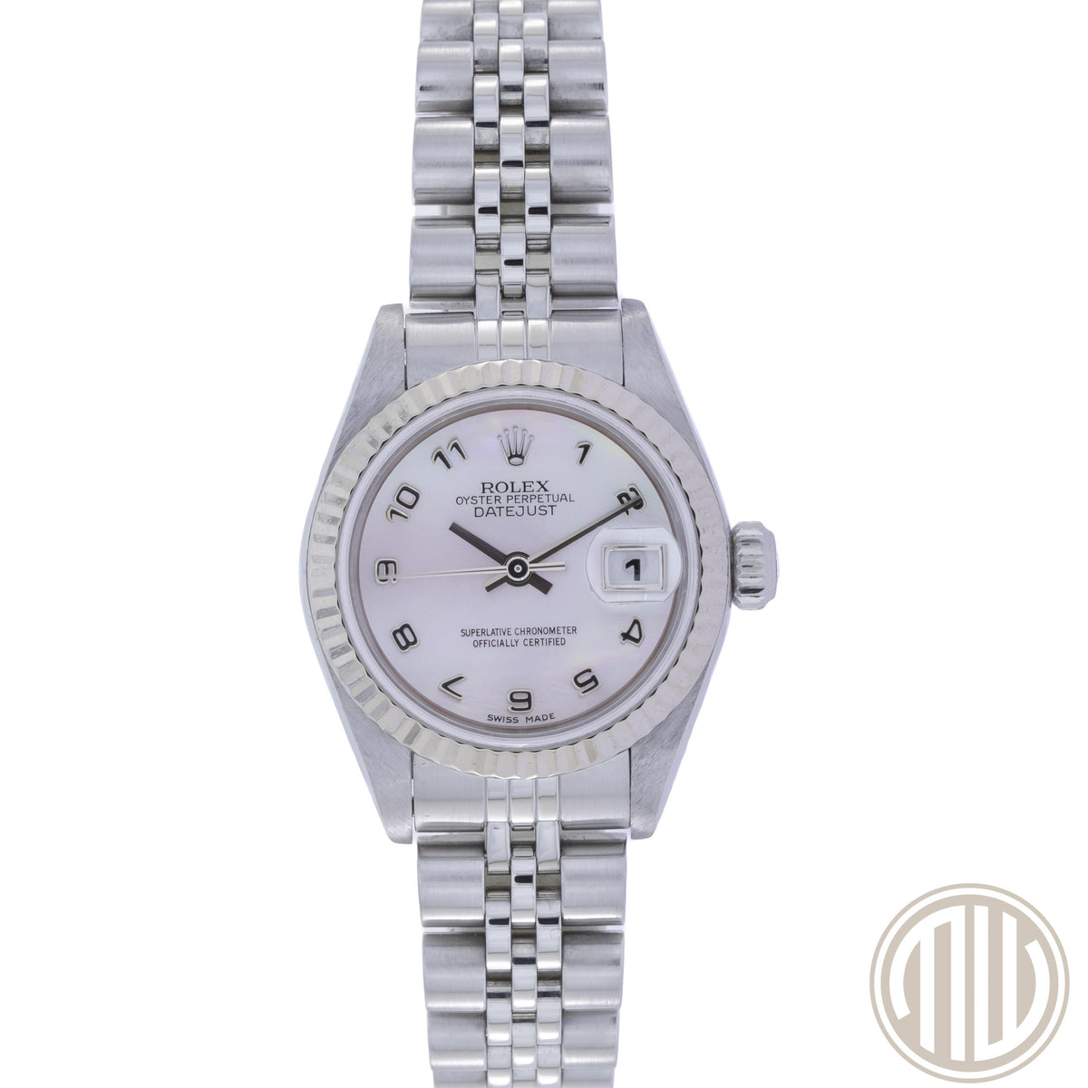 Rolex Lady-Datejust Steel | Perlmutt Dial | Box and Papers | 2000 | Ref: 79174