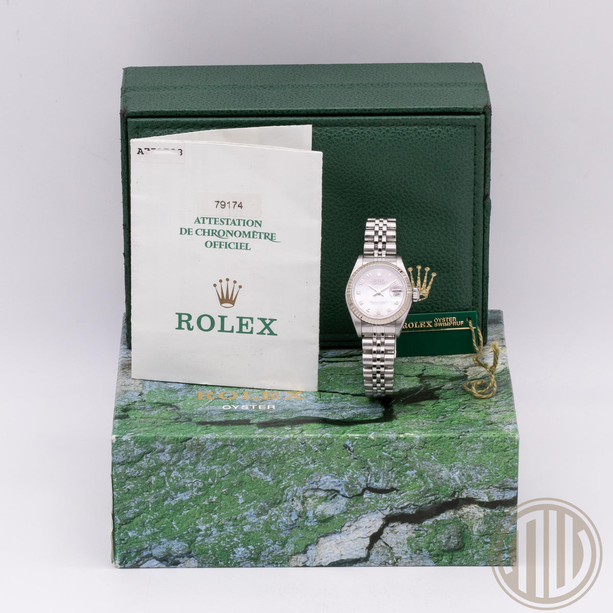 Rolex Lady-Datejust Steel | Perlmutt Dial | Box and Papers | 2000 | Ref: 79174