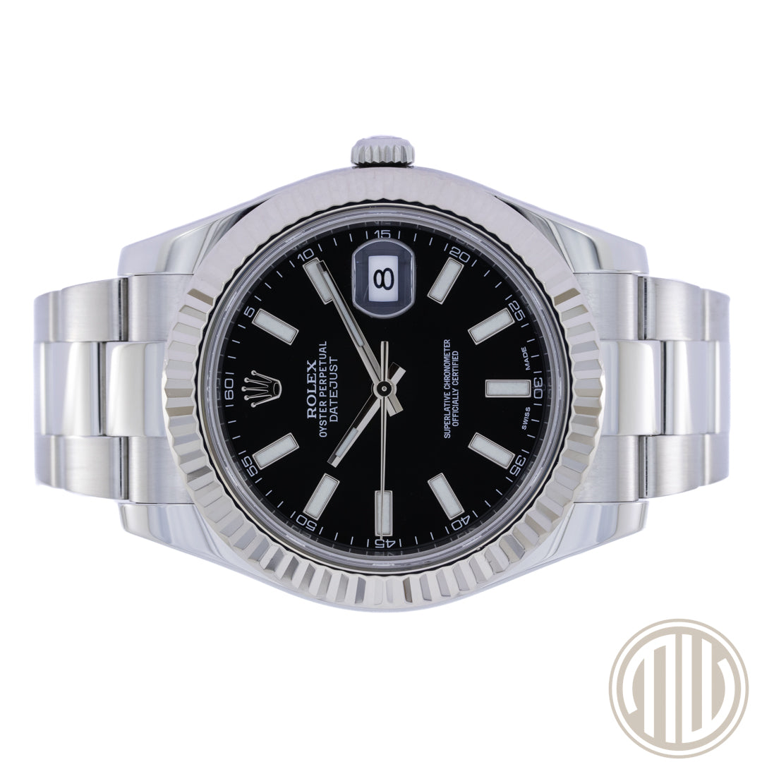 Rolex Datejust II Black Dial | Stainless-Steel | Box and Papers | 2015 | 116334