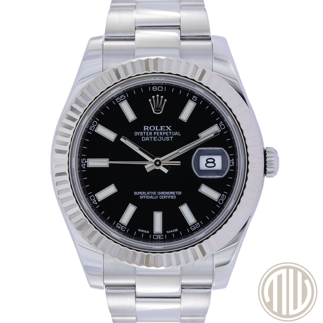 Rolex Datejust II Black Dial | Stainless-Steel | Box and Papers | 2015 | 116334