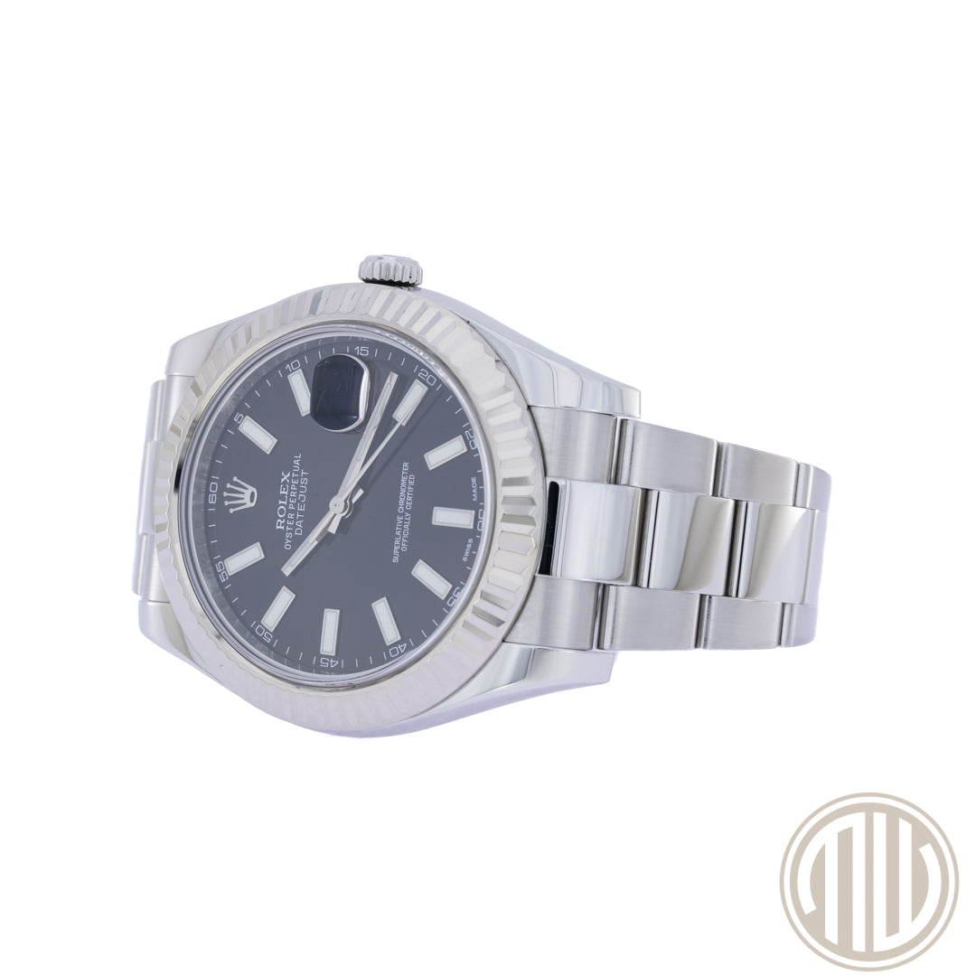 Rolex Datejust II Black Dial | Stainless-Steel | Box and Papers | 2015 | 116334