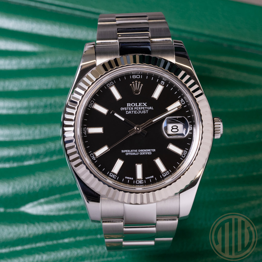 Rolex Datejust II Black Dial | Stainless-Steel | Box and Papers | 2015 | 116334