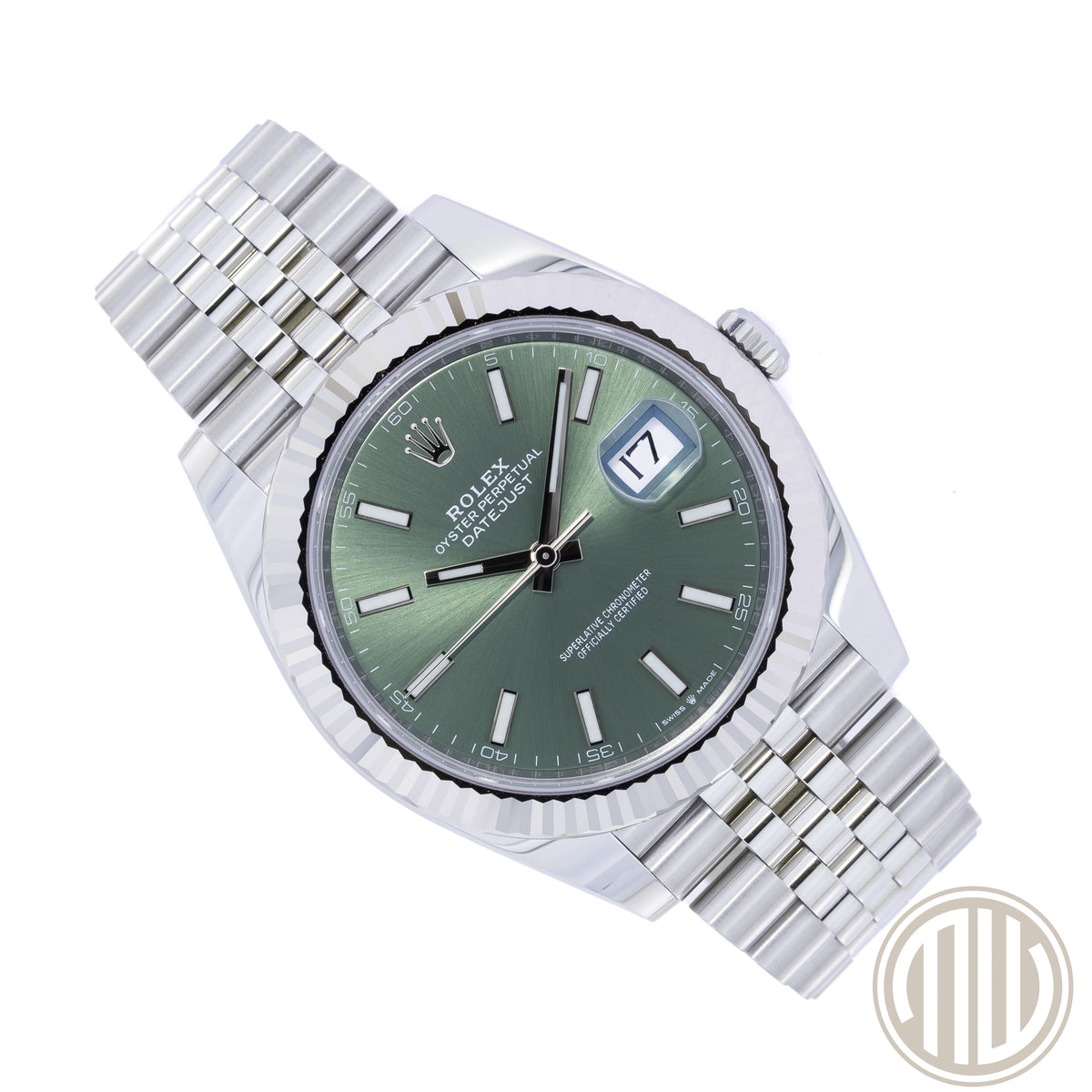 Rolex Datejust 41 Mint Green | New | Unworn | Box and Papers | 2022 | 126334