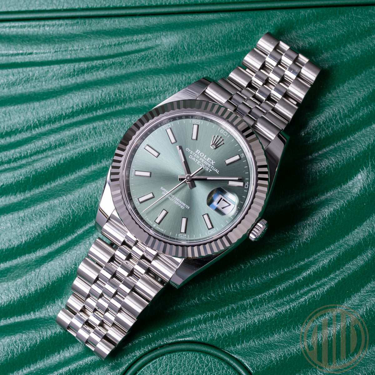 Rolex Datejust 41 Mint Green | New | Unworn | Box and Papers | 2022 | 126334