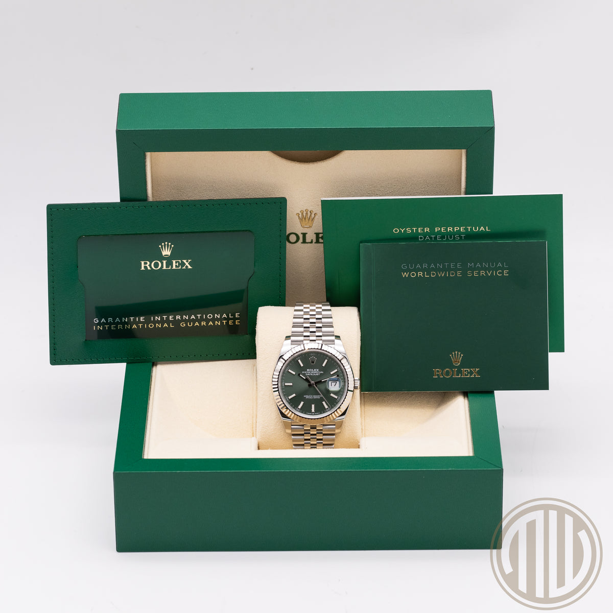 Rolex Datejust 41 Mint Green | New | Unworn | Box and Papers | 2022 | 126334