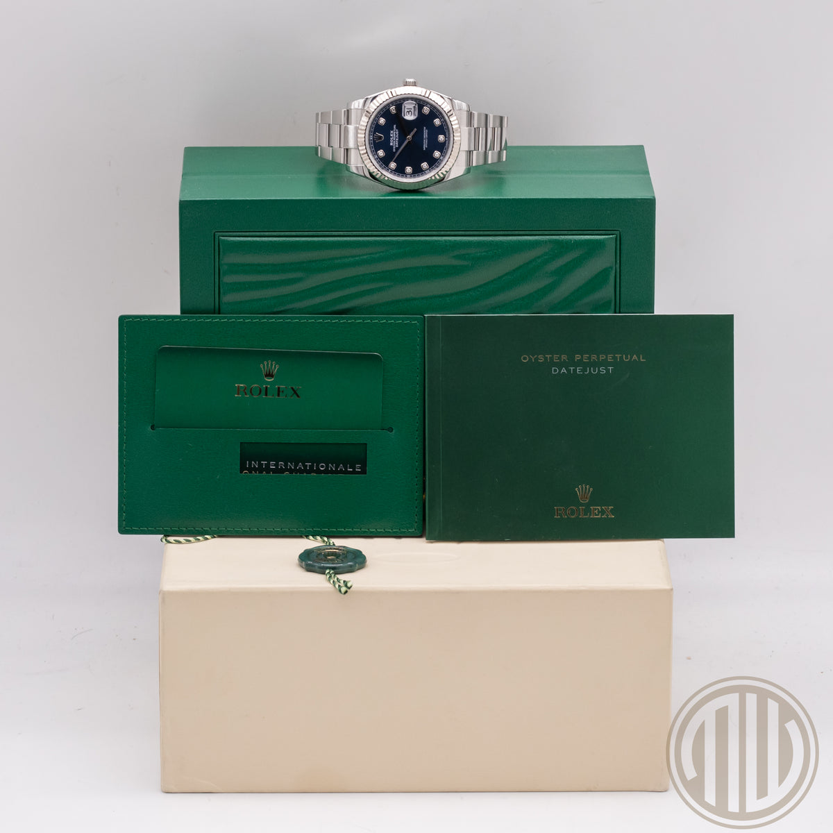 Rolex Datejust 41 Blue Diamond Dial | Fluted Bezel | Box and Papers | 2020 | 126334