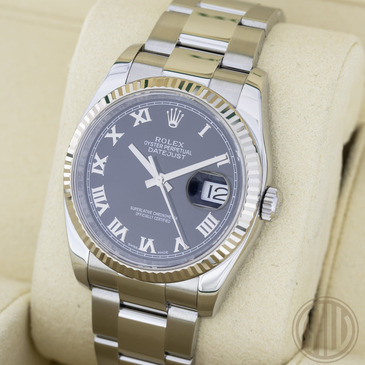 Rolex Datejust 36 Lc100 | New Rolex Service | Whitegold Bezel | Box and Papers | 2016 | 116234