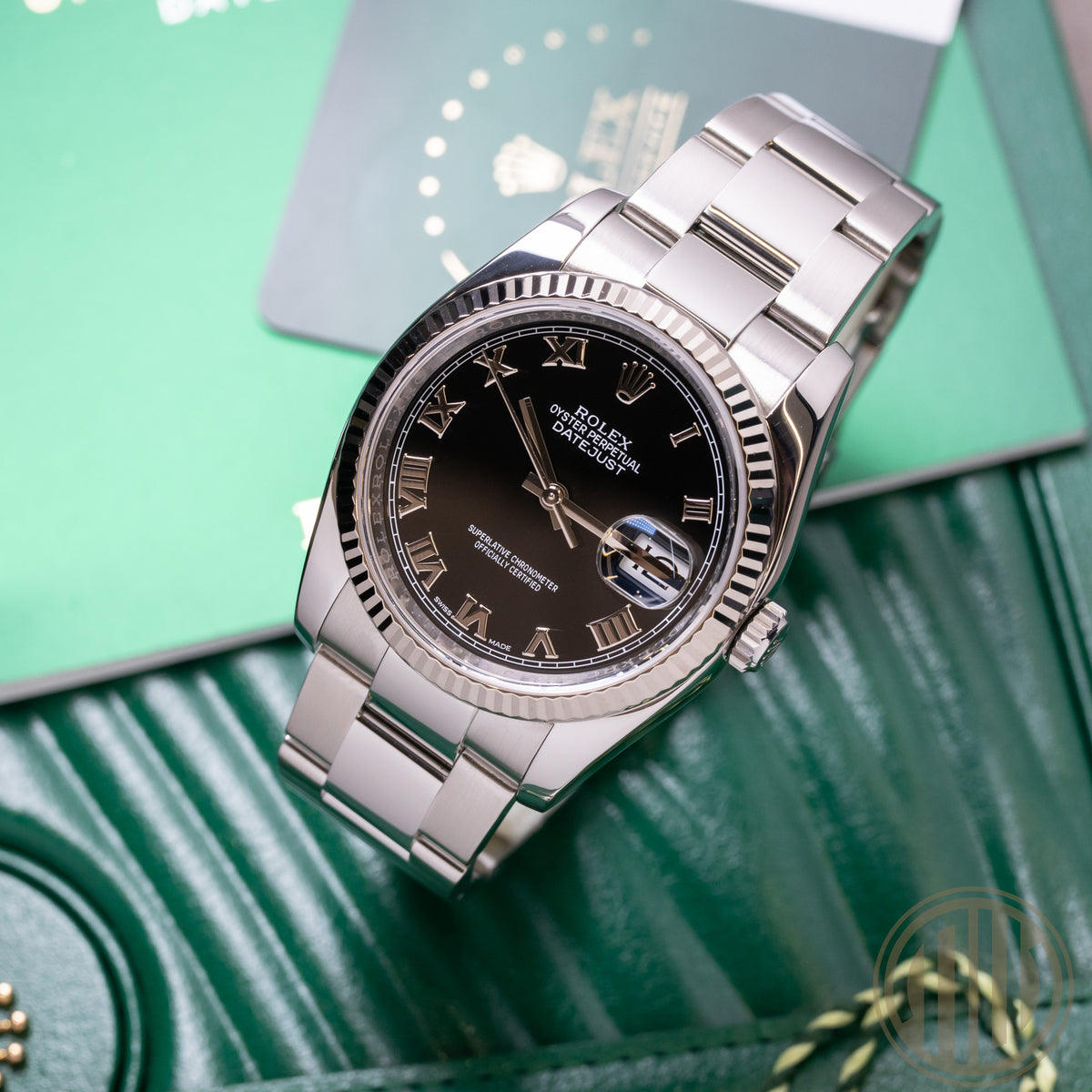 Rolex Datejust 36 Lc100 | New Rolex Service | Whitegold Bezel | Box and Papers | 2016 | 116234