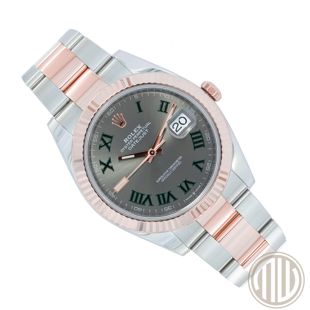 Rolex Datejust 41 Bicolor | Lc100 | Wimbledon Dial | Box and Papers | 2020 | 126331
