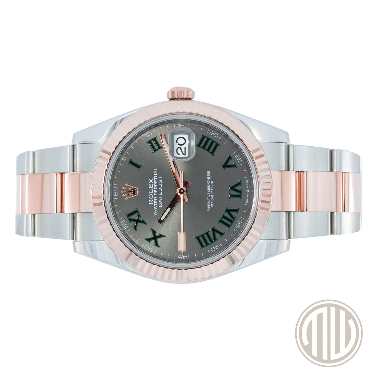 Rolex Datejust 41 Bicolor | Lc100 | Wimbledon Dial | Box and Papers | 2020 | 126331