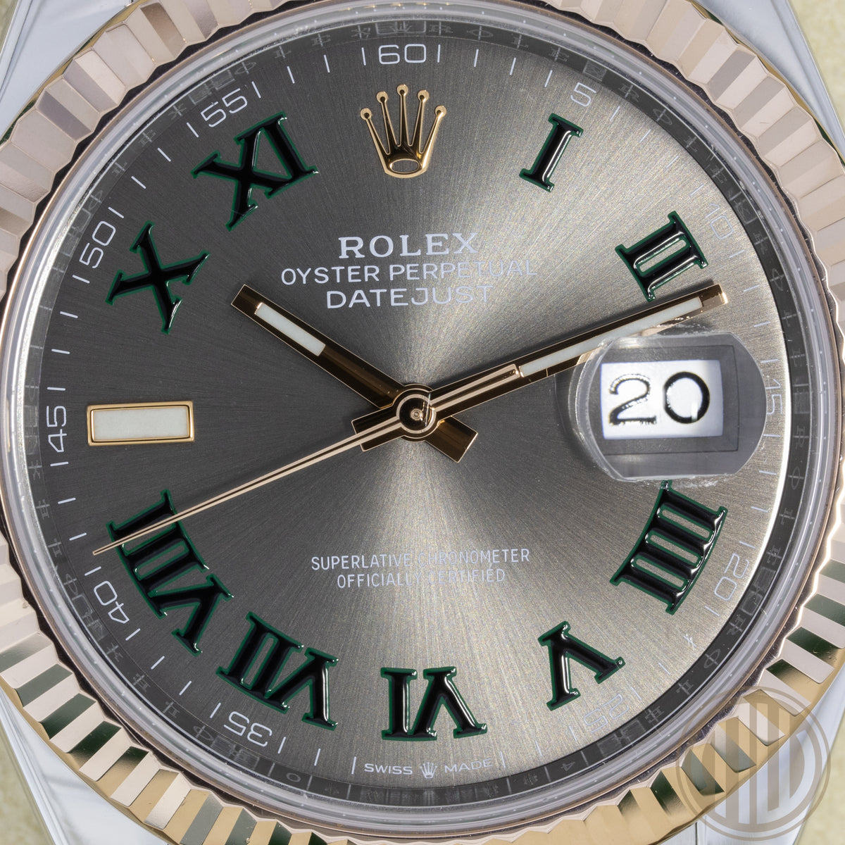 Rolex Datejust 41 Bicolor | Lc100 | Wimbledon Dial | Box and Papers | 2020 | 126331