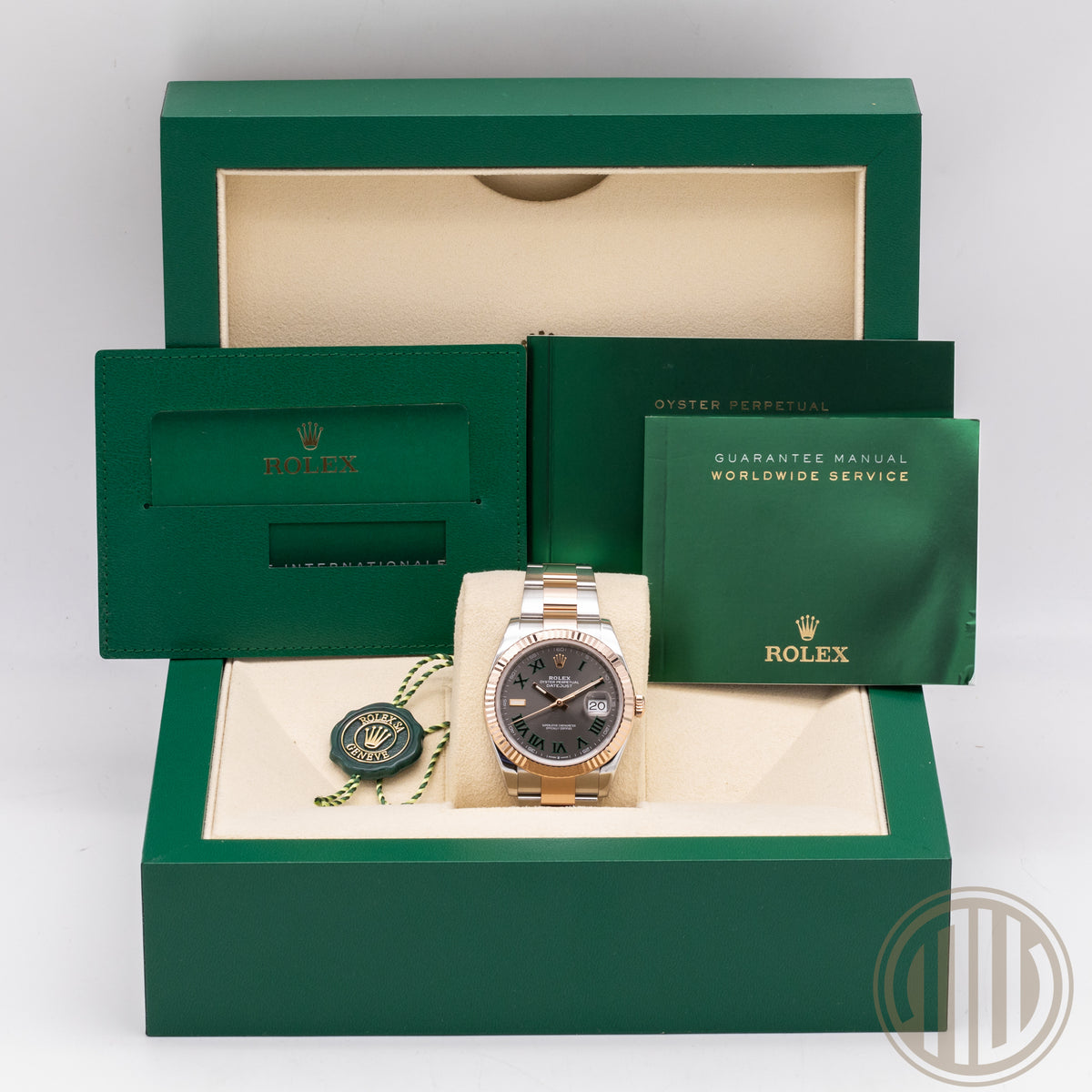 Rolex Datejust 41 Bicolor | Lc100 | Wimbledon Dial | Box and Papers | 2020 | 126331