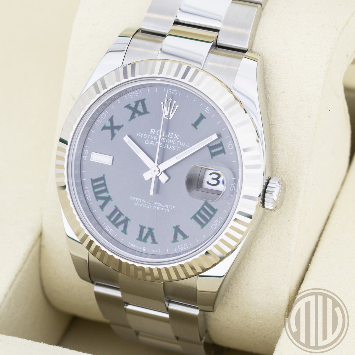 Rolex Datejust 41 Wimbledon | New | Unworn | Box and Papers | 2025 | 126334