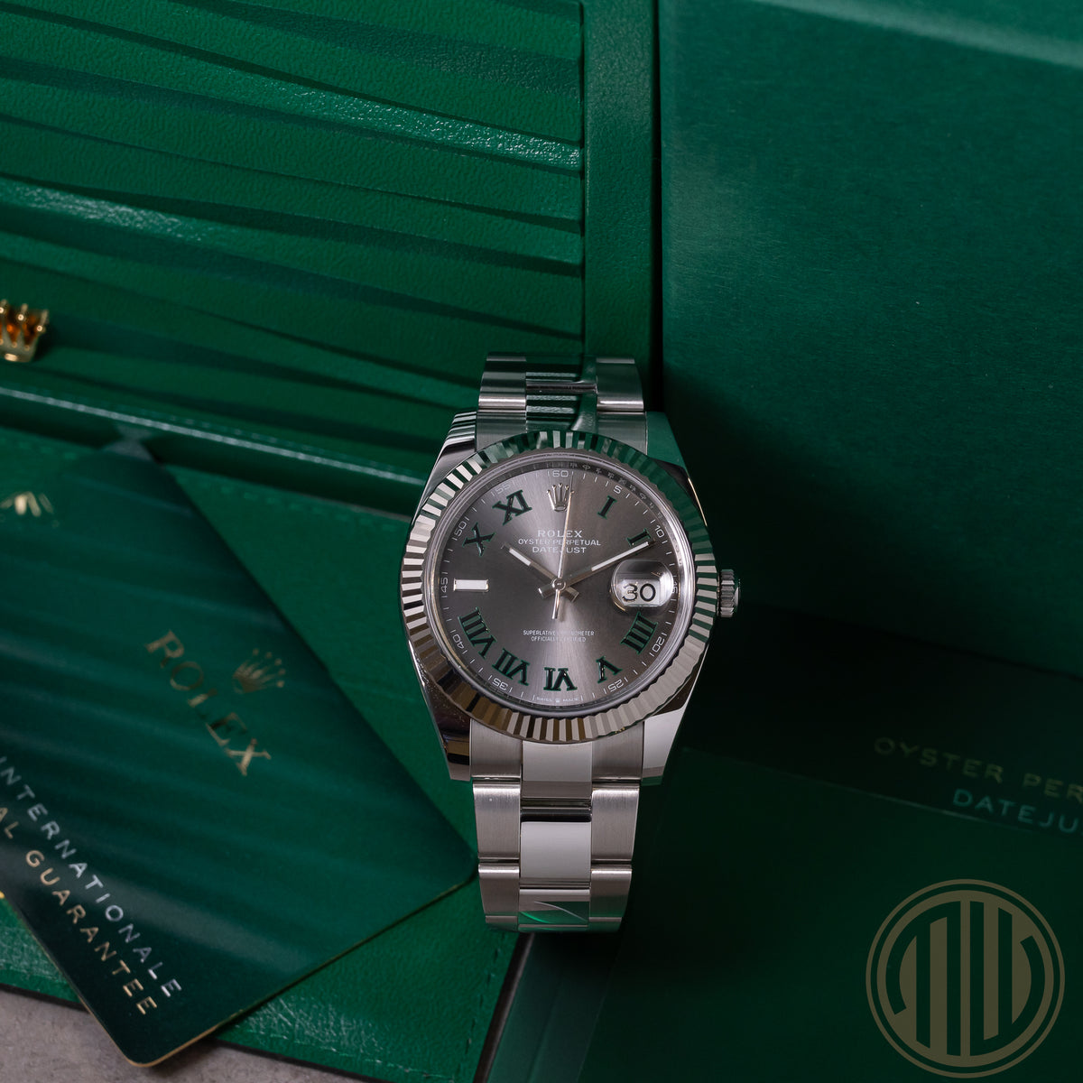 Rolex Datejust 41 Wimbledon | New | Unworn | Box and Papers | 2025 | 126334