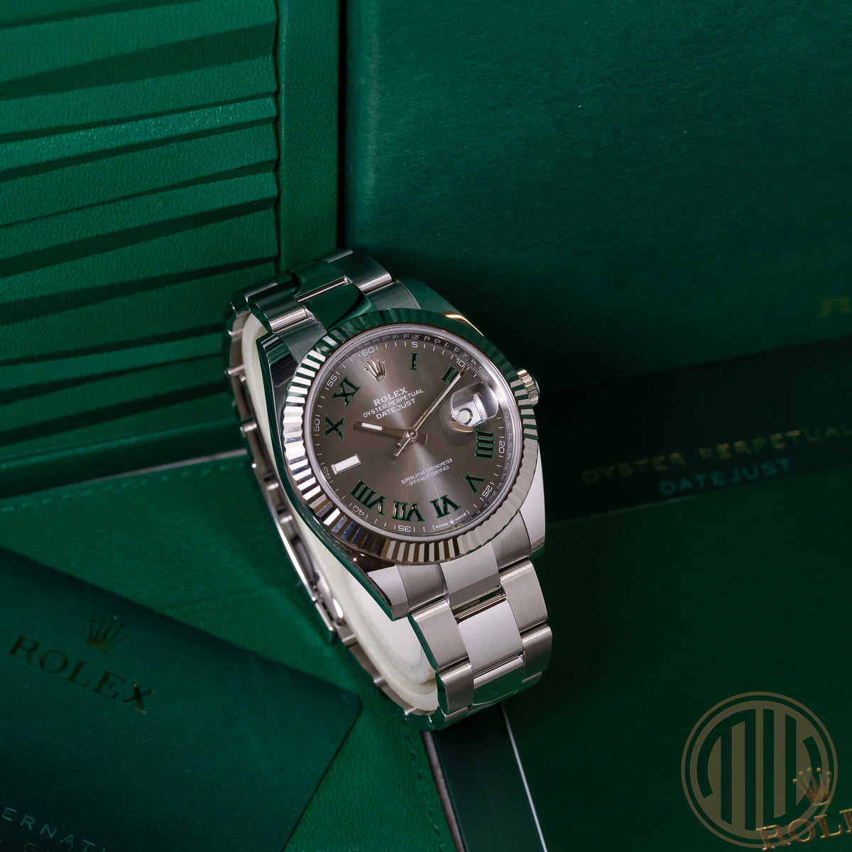 Rolex Datejust 41 Wimbledon | New | Unworn | Box and Papers | 2025 | 126334