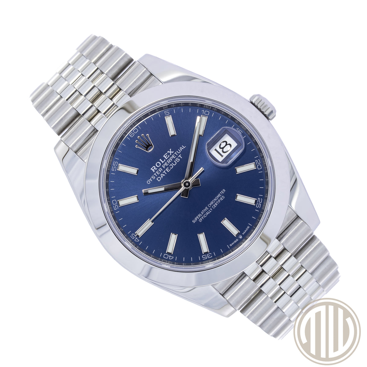 Rolex Datejust 41 Lc100 | Blue Dial | Orig. Invoice | Box and Papers | 2021 | Ref: 126300
