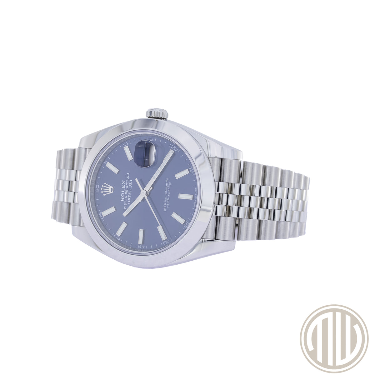 Rolex Datejust 41 Lc100 | Blue Dial | Orig. Invoice | Box and Papers | 2021 | Ref: 126300