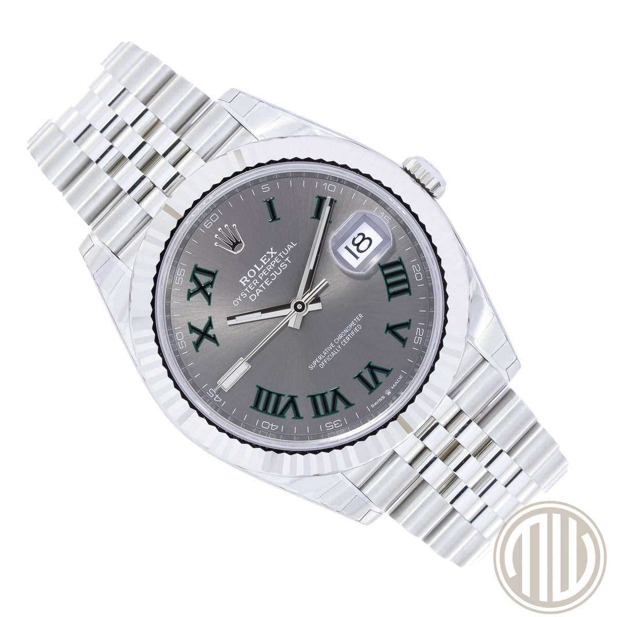 Rolex Datejust 41 Wimbledon | New | Unworn | Full-Sticker | Box and Papers | 2021 | 126334
