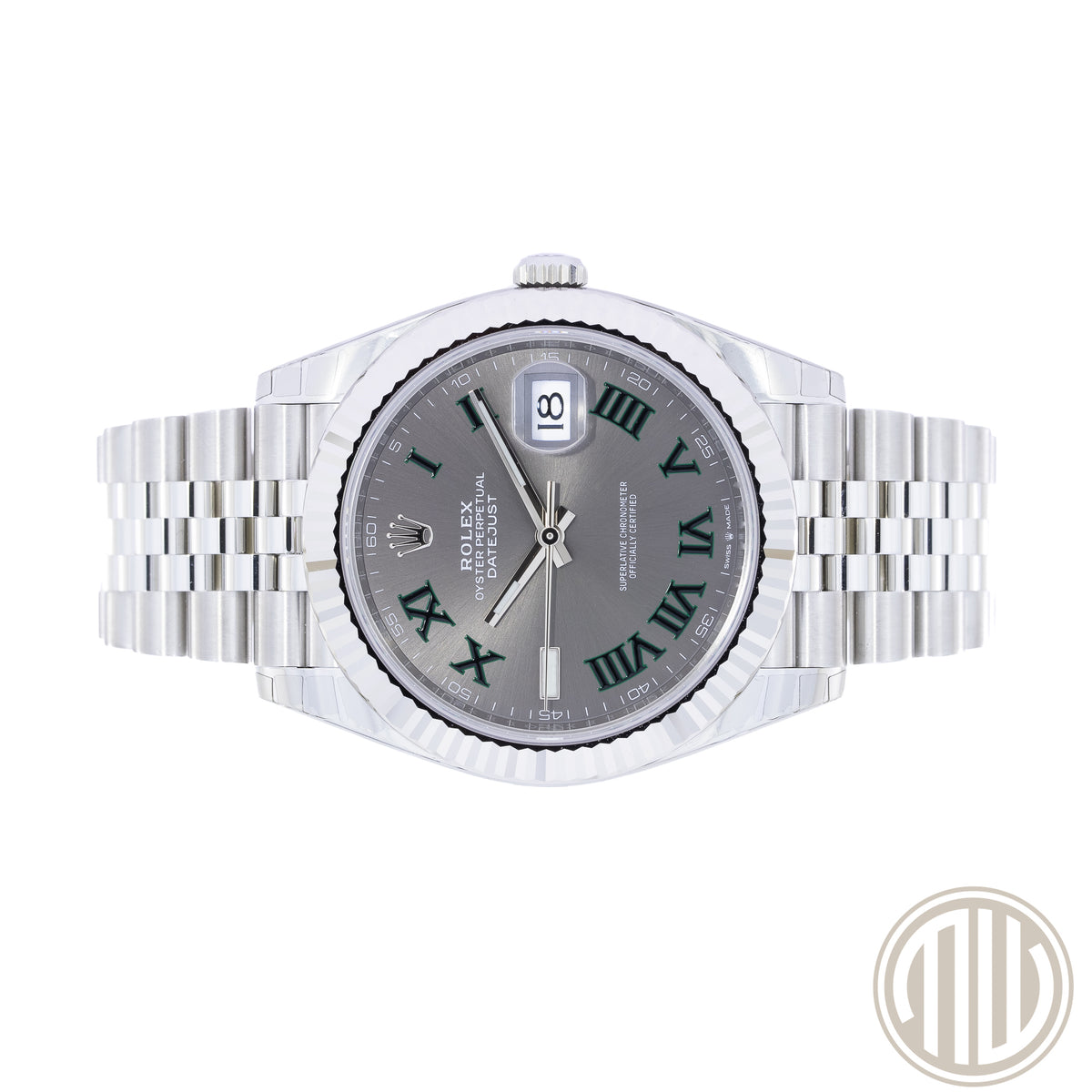 Rolex Datejust 41 Wimbledon | New | Unworn | Full-Sticker | Box and Papers | 2021 | 126334